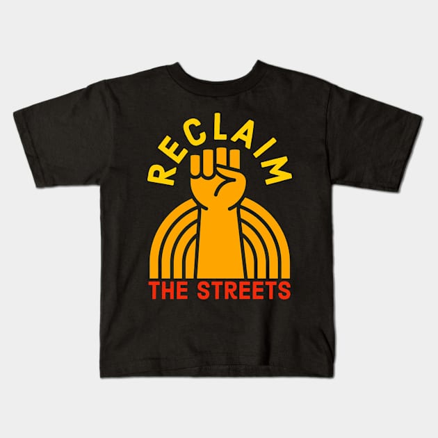 Reclaim The Streets Kids T-Shirt by Suzhi Q